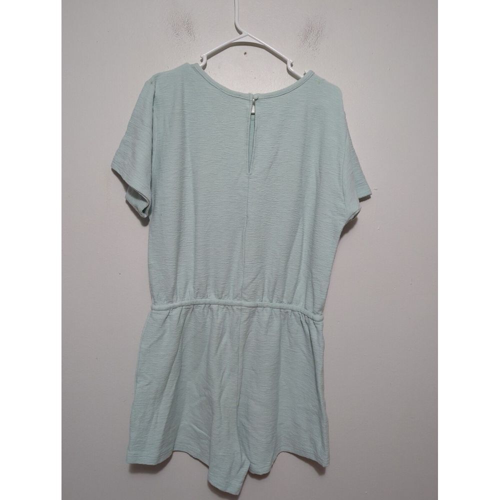 Sabo Skirt East Playsuit Mist Green Textured Romper NWT L SAE1454NL - Picture 4 of 9